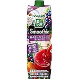 カゴメ 野菜生活100 Smoothie Wベリー&ヨーグルトMix 1000g ×6本