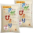さがびより 令和5年産 特A米 特別栽培米 佐賀産 10kg (5kg×2袋) JA白石 [出荷日精米] 5分づき (精米後約4.75k×2)