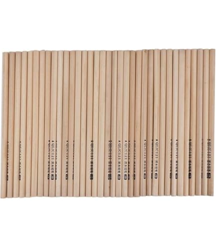 Amazon | EXCEART 木製鉛筆 50本セット 学生用スケッチ鉛筆 7インチ