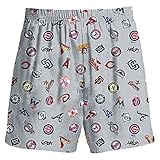 Major League Baseball Kid 's All Over Printed Shorts – グレー、 グレイ