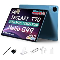 Amazon.co.jp: TECLAST T70 2026 大画面 14インチタブレット 新