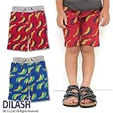 (ディラッシュ)DILASH 初夏'15 バナナ総柄ハーフパンツ 80 ブルー
