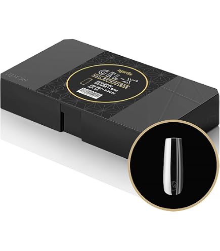 Amazon | Apres ネイルジェルX スカルプテッドラウンドショートチップ