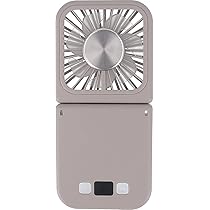 Amazon.co.jp : 不二貿易 4way冷却ハンディファン 折りたたみ 風力調整