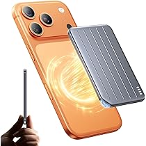 Amazon | モバイルバッテリー MagSafe対応 超薄型 8mm 軽量 小型
