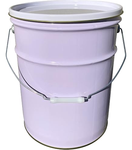 Amazon｜前田製作所 スチールペール 20L 白 内面塗装 かぶせ蓋セット