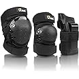 JBM international JBM Adult/Child Knee Pads Elbow Pads Wrist Guards 3 in 1 Protective Gear Set for Multi Sports Skateboarding