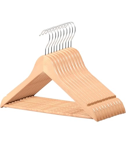 Amazon.co.jp: 無印良品 節あり木製ハンガー MA26JJ3S 5本組