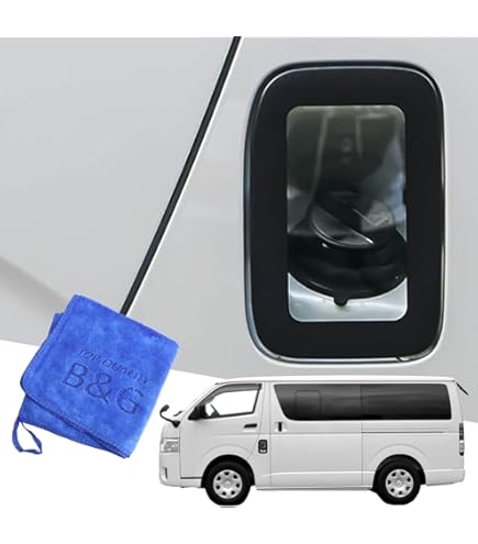 Amazon | ハイエース 200系 クリア フューエル リッド カバー ガラス