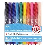 寺西化学 マジック 水性ペン アクアテックスリム 10色 MAQ70C-10