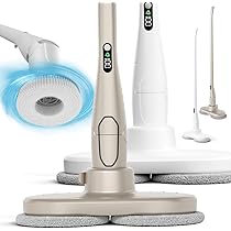 RISOU 電動モップクリーナー　美品モップ付き 電動モップ モップ 電動 回転モップ 電動モップクリーナー 回転