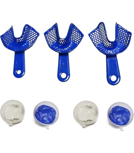 Amazon.co.jp: Dentellea 歯の印象キット トレー 3サイズ シリコン