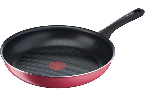 ティファール フライパン 28cm ガス火専用 PFOAなどの有害物質不使用 こびりつきにくさ長持ち 「クランベリーレッド フライパン」 レッド B55906