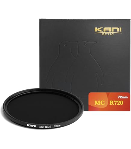 Amazon | Kase クリップイン4赤外線フィルター変換キット 590nm 665nm