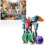 [ヨントイス] Geo Mecha Captain Dino 5 in 1コンバインドトランスフォーメーションロボットトイアクションフィギュア [海外直送品]