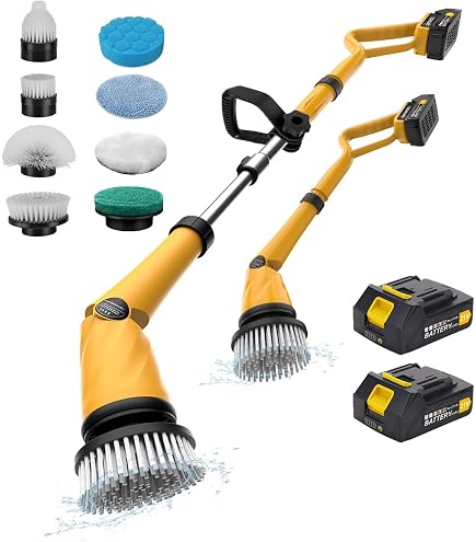 【特価セール】StarVal 電動バスクリーナー 2ハンドル構造 伸縮式61～1 Amazon｜StarVal 電動バスクリーナー 2ハンドル構造 伸縮式61～117cm