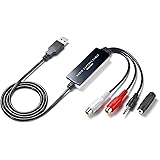 サンワダイレクト USBオーディオキャプチャー アナログ音声デジタル化 カセットテープ/MD/レコード Windows対応 ソフト付属 400-MEDI017