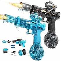 Amazon | [Yizibuur]2025新登場 電動水鉄砲 高速連射式 電動ウォーター
