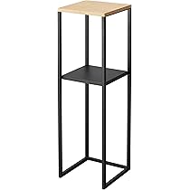 Amazon｜山崎実業(Yamazaki) 加湿器スタンド ブラック 約W25XD25XH80cm