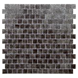BravaクォーツSmokey Topazグレーガラスモザイクタイル( Pack of 5 )