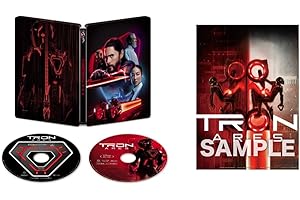 【Amazon.co.jp限定】トロン：アレス　４Ｋ ＵＨＤ ＋ ブルーレイ セット　スチールブック仕様　（A3ビジュアルシート付き） [Blu-ray]