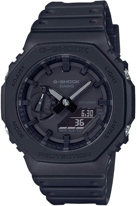 Casio G-Shock GA-2100-1A1 Retro-Style Ana-Digi with Carbon Core Guard,  Black, One Size, GA-2100-1A1 : Amazon.com.au