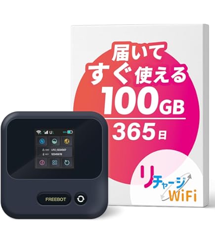 Amazon.co.jp: 【リチャージWiFi】100ギガ付き 365日 車載wifi