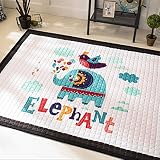 ukeler Baby Play Mat厚コットンベビークロールマット 57'' ×76''×0.5''