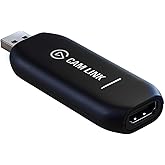 Elgato Cam Link 4K, External Camera Capture Card, Stream and Record with DSLR, Camcorder, ActionCam as Webcam in 1080p60, 4K3