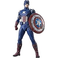 S.H.フィギュアーツ アベンジャーズ キャプテン・アメリカ-《AVENGERS ASSEMBLE》EDITION- 約150mm PVC&ABS製 塗装済み可動フィギュア