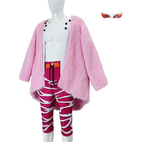 ドフラミンゴ衣装　若様と41歳　ウィッグ付き 41SJ-tHSHeL.jpg_BO30,255,255,