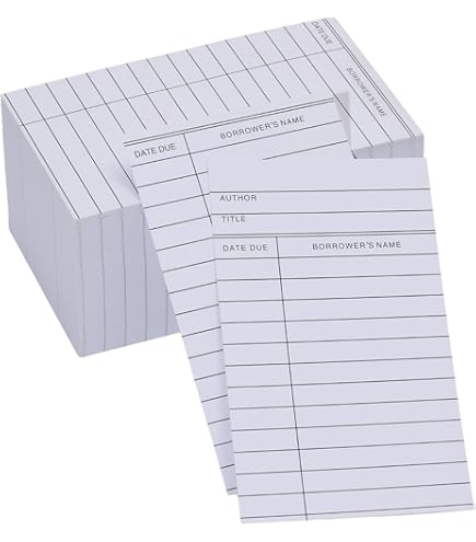 Amazon.co.jp: ライブラリカードとブックポケット100枚セット - 図書館