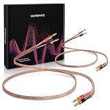 【UCINNOVATE】 バナナプラグ加工済 13AWG 金メッキ スピーカー バナナプラグ 付スピーカーケーブル 3m（9.8FT）/2本一組 無酸素純銅スピーカーケーブル 完成品 banana plug