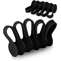 Amazon | ケーブルクリップ ケーブルホルダー ブラック 10個入り 新型