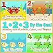 1 2 3 By the Sea: Learning with Numbers, Colors, and Rhymes (English Edition)