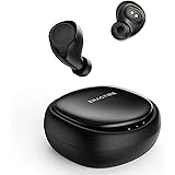 ENACFIRE Bluetooth 5.0 ワイヤレスイヤホン ワイヤレス Bluetooth ヘッドホン 18時間再生 深低音ステレオサウンド 50フィート Bluetoothレンジ ポータブル充電ケース 内蔵マイク