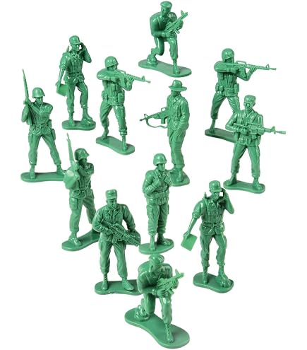 トイソルジャー　フィギュア Amazon.co.jp: TimMee プラスチックアーミーメン - グリーン 48ピース
