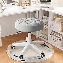 Amazon.co.jp: オフィススツール 丸椅子 キャスター 昇降 PU