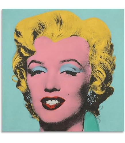 Amazon.co.jp: 画家 芸術家アンディ・ウォーホル ウシ版画マリリン
