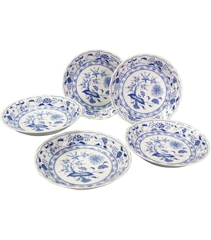 Amazon | カールスバード ブルーオニオン カレー皿ペア（23cm