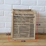 【★送料無料★】英字 ストッカー 収納 麻 ジュート インテリア 新聞 雑誌 野菜 食品 小物 タオル おもちゃ 工具 ベビー 洗面 衣類 トイレ 玄関 生活雑貨 ガーデニング ケース 分別 便利 頑丈　丈夫 安心 通気 【２個セット】お買