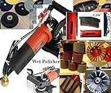 Sinkwork Kit for Cut & Polish Granite Undermount Sink 3" core bit zero tolerance drum cup wheel conv