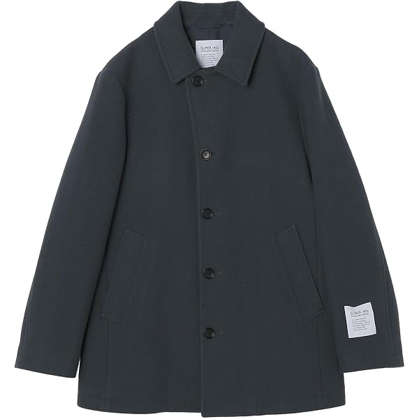 Amazon.co.jp: [シップス] コート スーパー120'S メルトン シングル