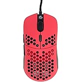 G-Wolves Hati HT-M 2020 Edition Ultra Lightweight Honeycomb Design Wired Gaming Mouse (61g) (Red)