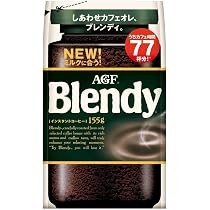 Amazon.co.jp: AGF ブレンディ 袋 155g 【 インスタントコーヒー