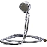 【AQ88】待望の再入荷! 塩素除去ファインバブル シャワーヘッド コモレビ フレイユ (シルバーホースセット) ストップボタン付き 深層洗浄 保湿 美肌