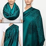 Nursing Infinity Scarf (Floral Green Emerald) by Rodaruus