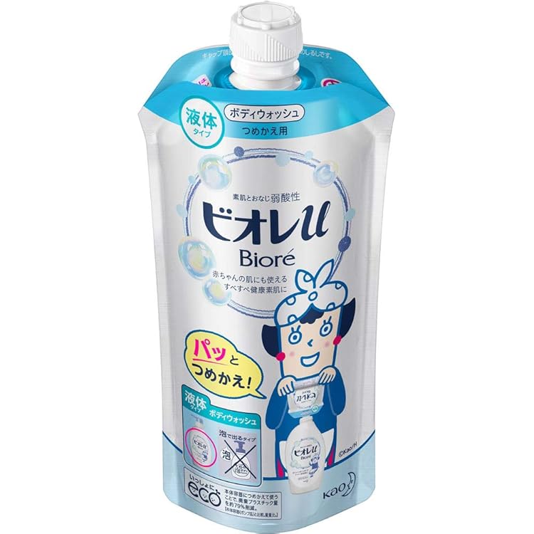 Amazon | 花王 ビオレu さっぱりさらさら 詰替 340ml | Bioré | ボディ