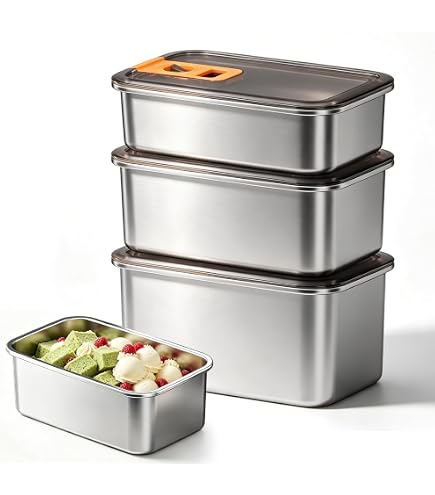 Amazon｜【 コストコ 】Black & Blum ステンレス製多機能保存容器 4個