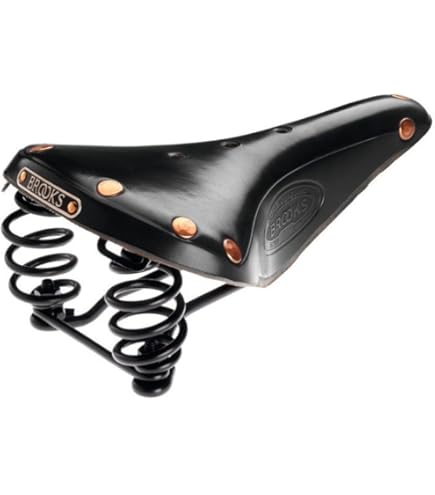 Amazon | BROOKS(ブルックス) レザーサドル スプリングつきモデルB66の